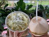 Xôi dừa lá dứa hạt sen