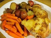 A picture of chicken leg quarter