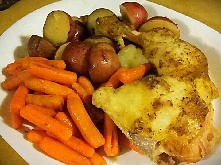 Easy Steps to Prepare Slow Cooker Chicken Quarters with Potatoes & Carrots the Perfect Delicious