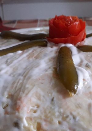 عکسی از دستور سالاد الویه