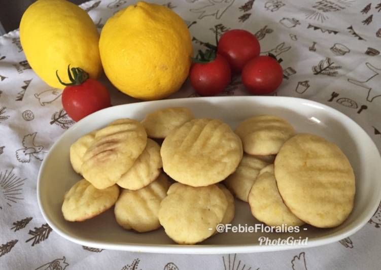 Lemon Cookies, No Mixer pakai Teflon