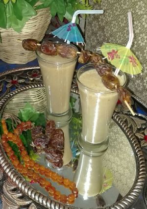 A picture of Dates Milkshake  #ramadankitayari #CookPadApp.