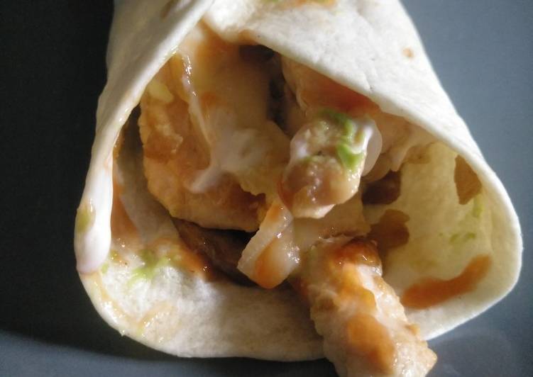 Wrap de pavo, champiñones y aguacate