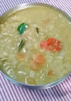 முட்டைகோஸ் குருமா (Muttaikosh kuruma recipe in tamil) செய்முறை முக்கிய புகைப்படம்