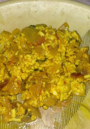 A picture of Paneer bhurji.