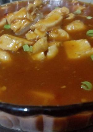 A picture of Chicken Manchurian.