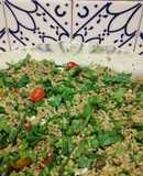 Cous cous en verde