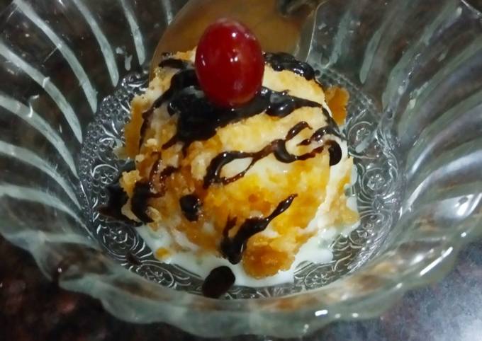 Simple Way to Prepare Perfect Fried ice cream