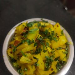 A picture of Raw papaya fry.