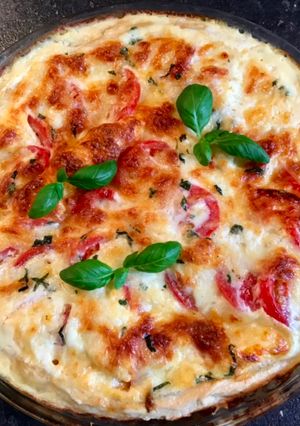 Paradicsom-mozzarella Quiche đ«đ· recept fotĂłja