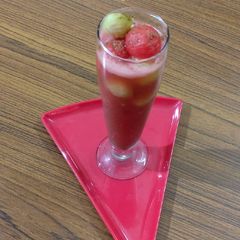 A picture of Watermelon and cucumber crush.