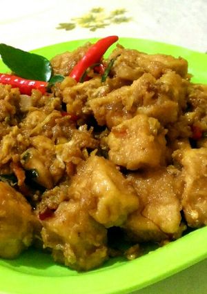 Foto resep Tumis Tahu Putih,Telur Saos Tiram Daun Jeruk