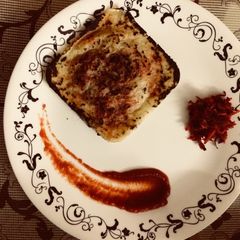 A picture of Healthy sandwich without bread.