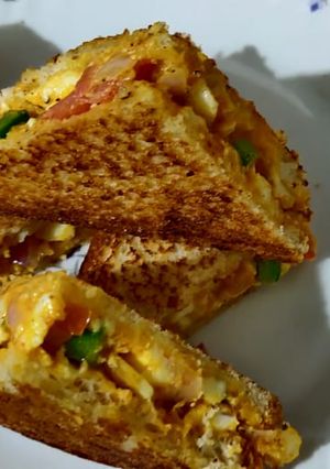 A picture of Mixed veg sandwich.