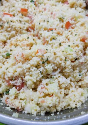 Una foto de Ensalada fría de cous cous