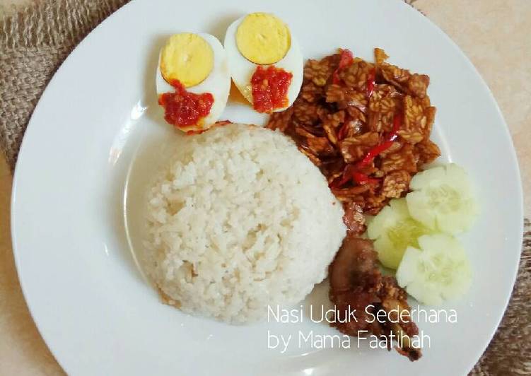 Nasi Uduk Sederhana (ricecooker)