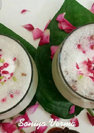 A picture of Paan Gulkand Shake.