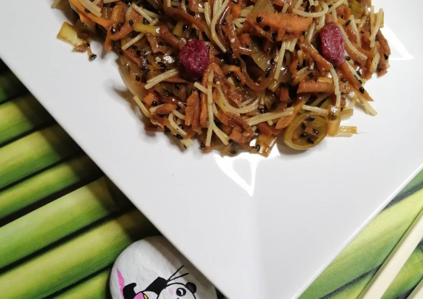 🎋Légumes et vermicelles façon Thaï🍜