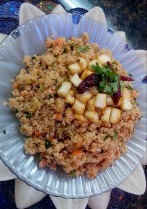 A picture of #NAVRATRI SATVIK FOOD#Samak Pulav.