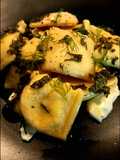 Ravioli with Prosciutto and Stracciatella Filling