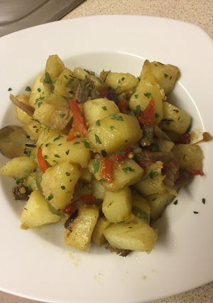 A picture of Potatoe casserole.