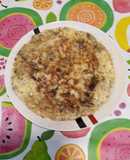 Tortilla de camagrocs con cebolla