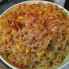 A picture of Biryani.