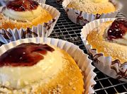 Gambar roti cream cheese blueberry