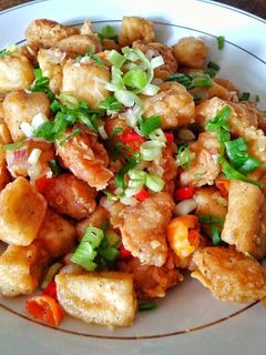 Foto resep Ayam & Tahu Cabe Garam