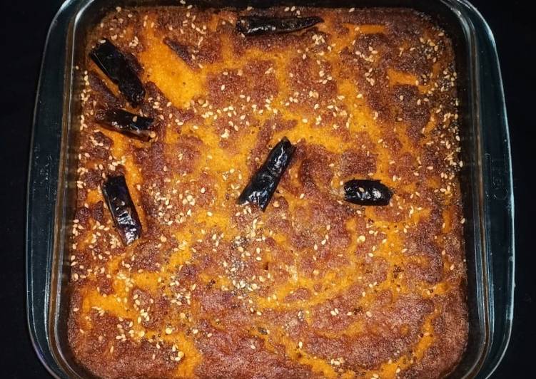 Handvo (In microwave)