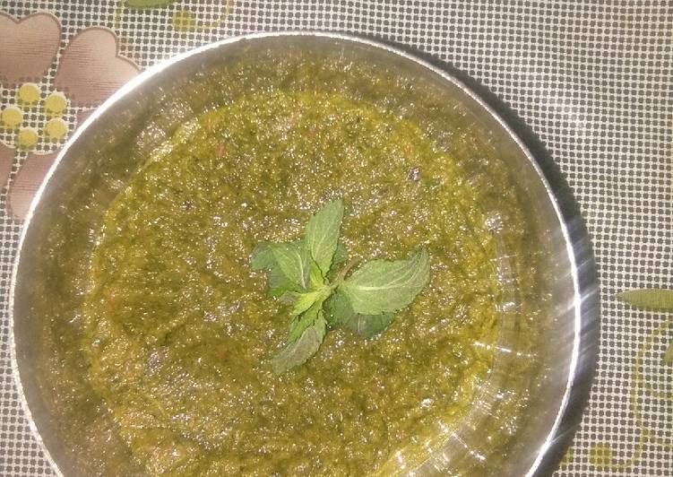 Easiest Way to Make Super Quick Homemade Mint chutney