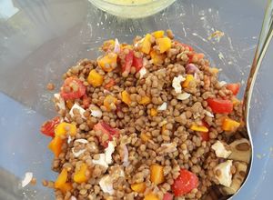 Une photo de Salade de lentilles
