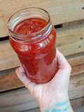 Mermelada de damascos y frutillas
