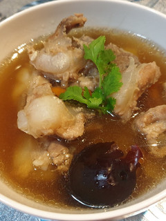 青木瓜酒釀排骨湯-壓力鍋使用 的食譜成品照片