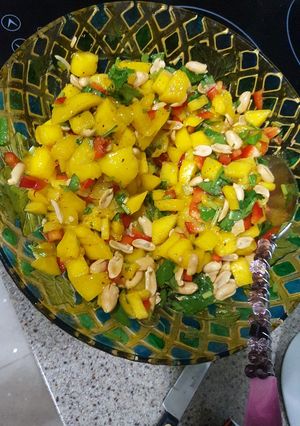 A picture of Mango salad.