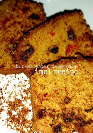 Foto resep Brown sugar dates cake