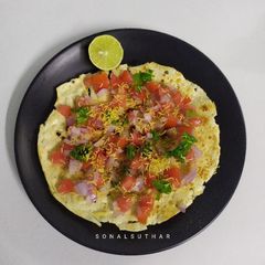 A picture of Masala Papad.