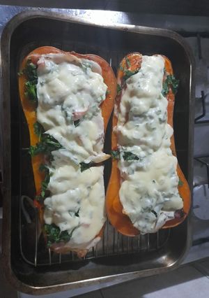 Una foto de Zapallo Relleno al Horno #mercado