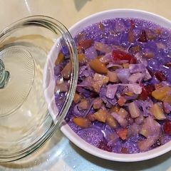 A picture of Purple Fruit Salad.