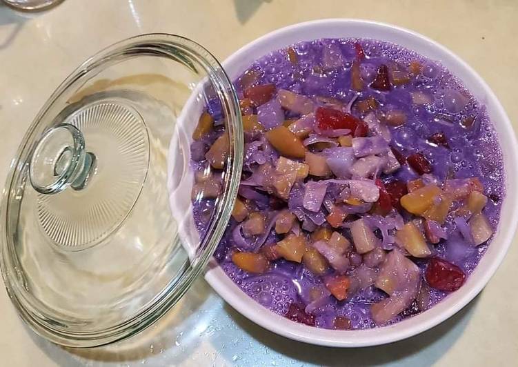 Step-by-Step Guide to Make Super Quick Homemade Purple Fruit Salad