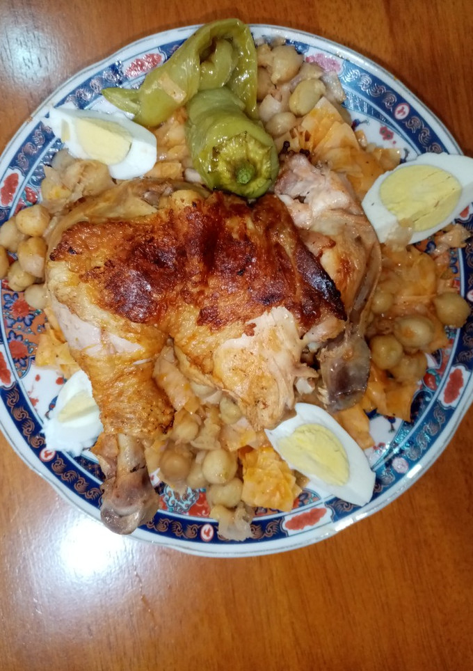 صورة لوصفة ثريدة بصوص حمراء