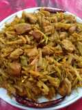 কুমড়ার খোসা আর আলু গাজর চিকেন দিয়ে মজার ভাজি রান্না,