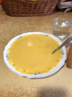 Una foto de Crema de calabacín con Thermomix