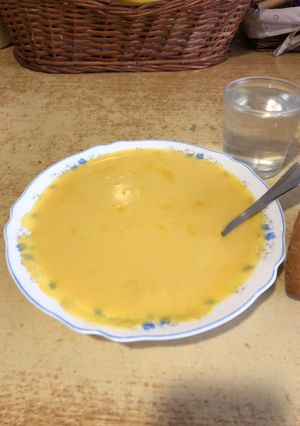 Una foto de Crema de calabacín con Thermomix