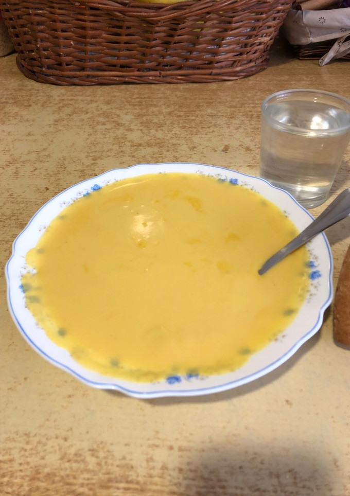 Una foto de Crema de calabacín con Thermomix