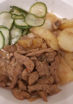 Borsos tokány recept fotója