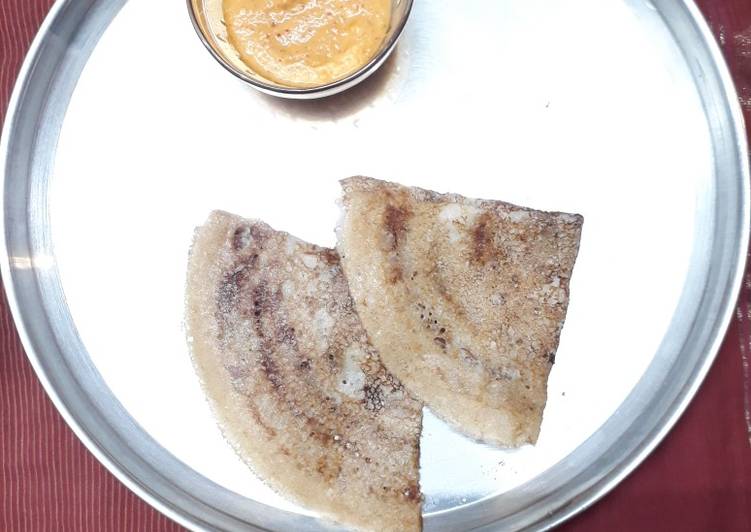 Instant Dosa with Leftover Rice