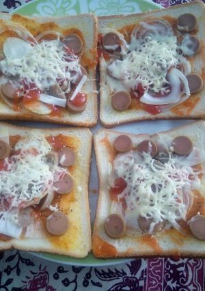 Foto resep Pizza Roti Tawar Teflon