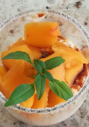 Una foto de Tarta light de queso y frutas
