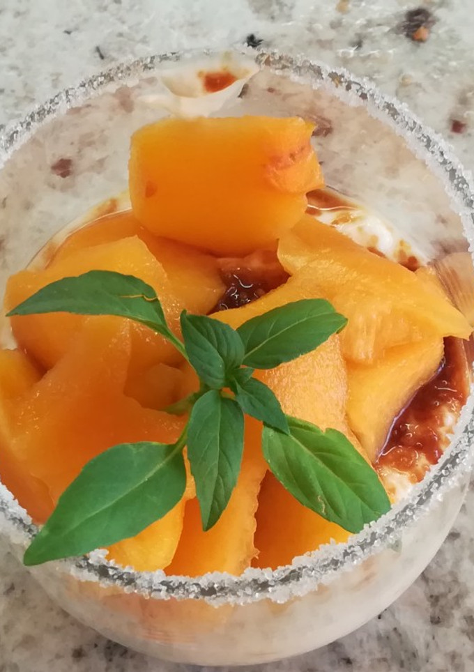Una foto de Tarta light de queso y frutas
